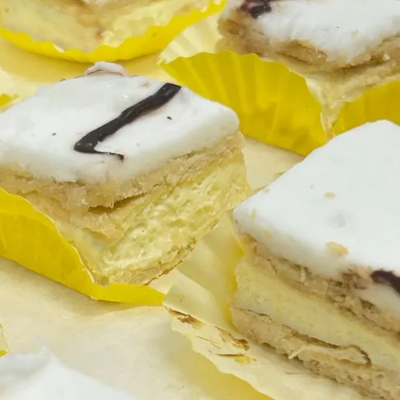 Mini Napoleon Square at Antonio's Bakery and Macarons in New Windsor, NY 12553 | YourMenu Online Ordering Mini Napoleon Square at Antonio's Bakery and Macarons in New Windsor, NY 12553 | YourMenu Online Ordering