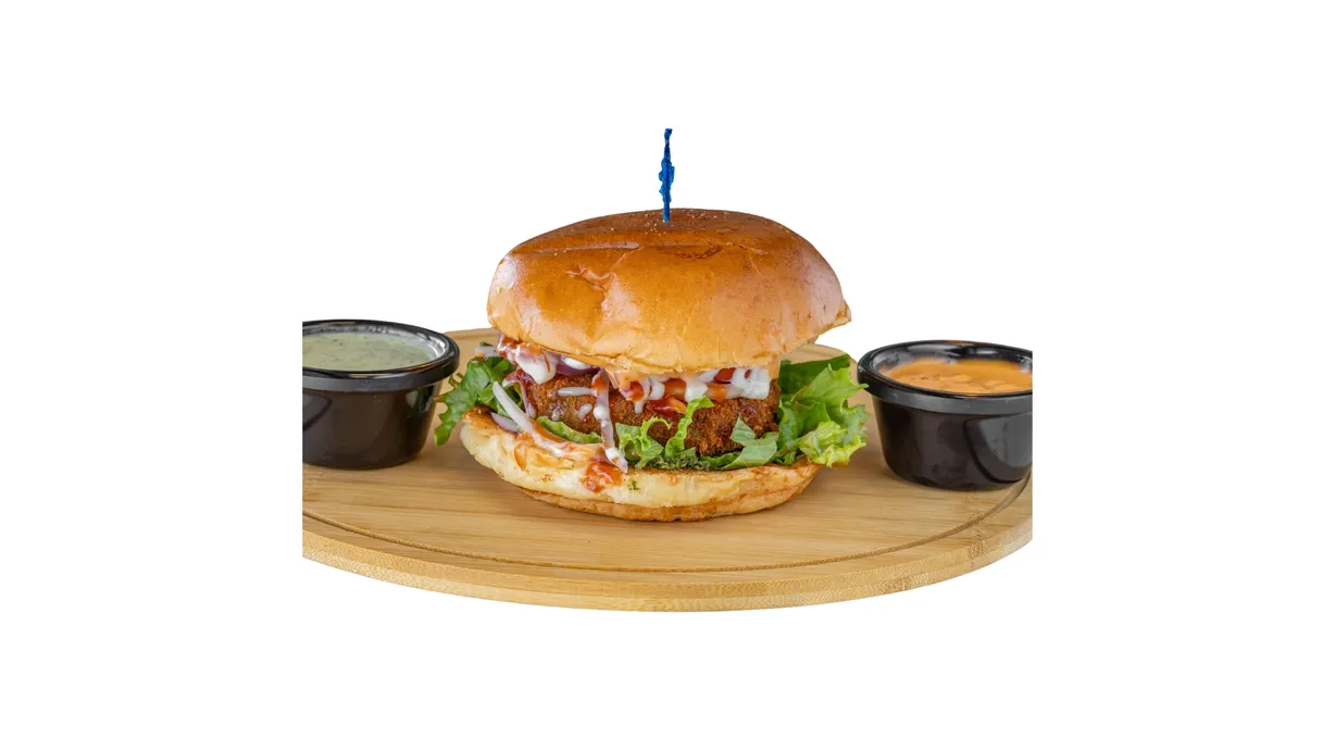 Aloo Tikki Burger at SPICE CRUST PIZZERIA in BETHLEHEM, PA 18017 | YourMenu Online Ordering Aloo Tikki Burger at SPICE CRUST PIZZERIA in BETHLEHEM, PA 18017 | YourMenu Online Ordering