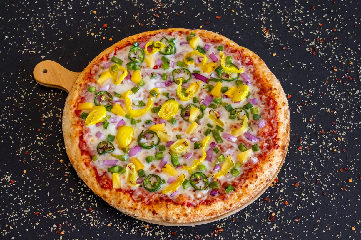 Pepper Pineapple Pizza at SPICE CRUST PIZZERIA in BETHLEHEM, PA 18017 | YourMenu Online Ordering Pepper Pineapple Pizza at SPICE CRUST PIZZERIA in BETHLEHEM, PA 18017 | YourMenu Online Ordering