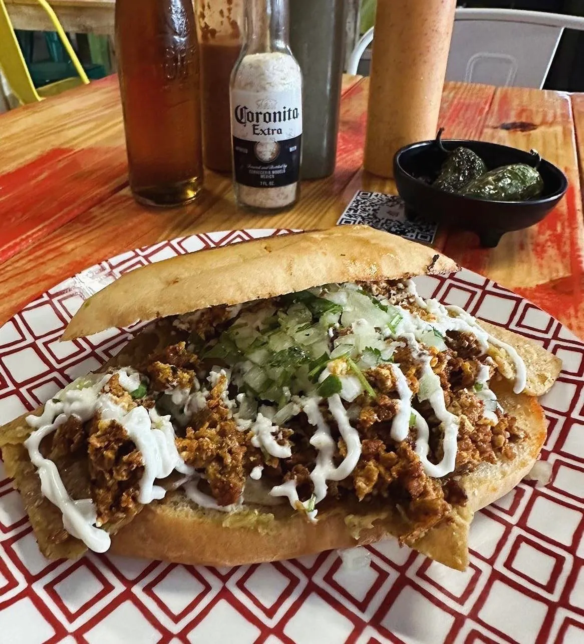 Torta De Chilaquiles at ¡No Manches! Que Rico in Miami, FL 33144 | YourMenu Online Ordering Torta De Chilaquiles at ¡No Manches! Que Rico in Miami, FL 33144 | YourMenu Online Ordering