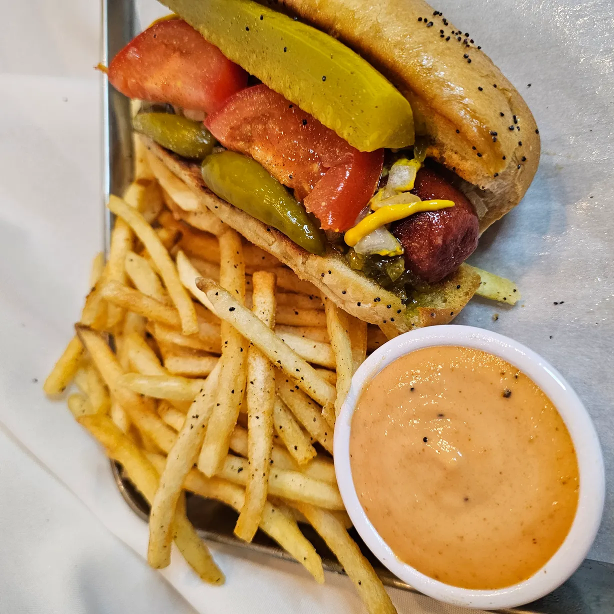 Chicago Style Dog at The Lake Stop in Smithville, MO 64089 | YourMenu Online Ordering