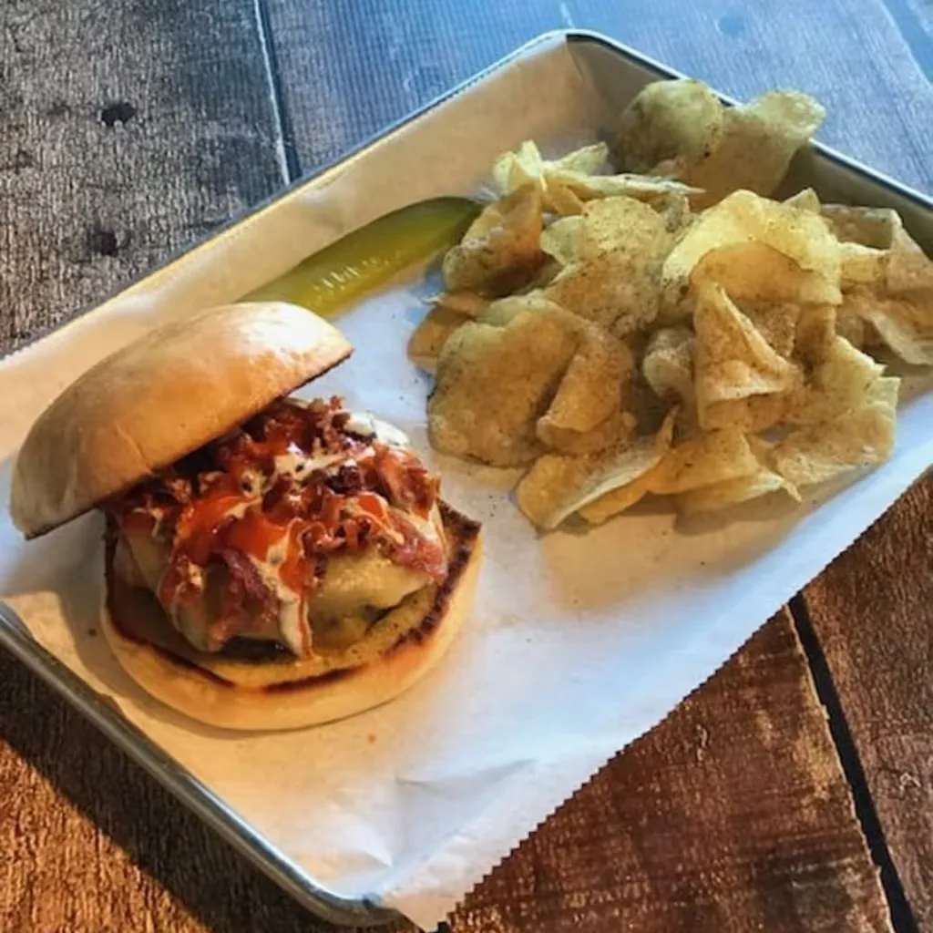 The Buffalo Bob Burger at Harper's Grill in Ford City, PA 16226 | YourMenu Online Ordering The Buffalo Bob Burger at Harper's Grill in Ford City, PA 16226 | YourMenu Online Ordering