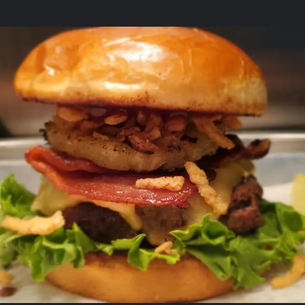 Hawaiian 5-0 Burger at Harper's Grill in Ford City, PA 16226 | YourMenu Online Ordering Hawaiian 5-0 Burger at Harper's Grill in Ford City, PA 16226 | YourMenu Online Ordering