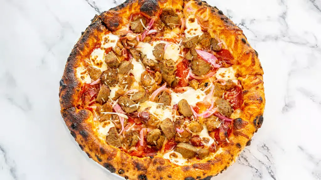 -Meat Head Pizza (S) at Tazza Cafe in Washington, DC 20037 | YourMenu Online Ordering