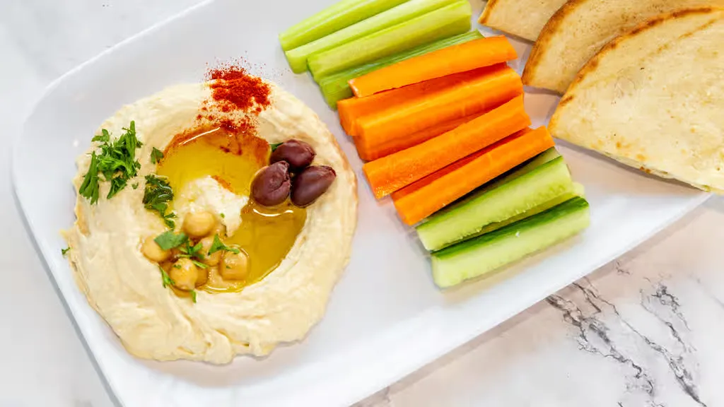 -Classic Hummus (V) at Tazza Cafe in Washington, DC 20037 | YourMenu Online Ordering