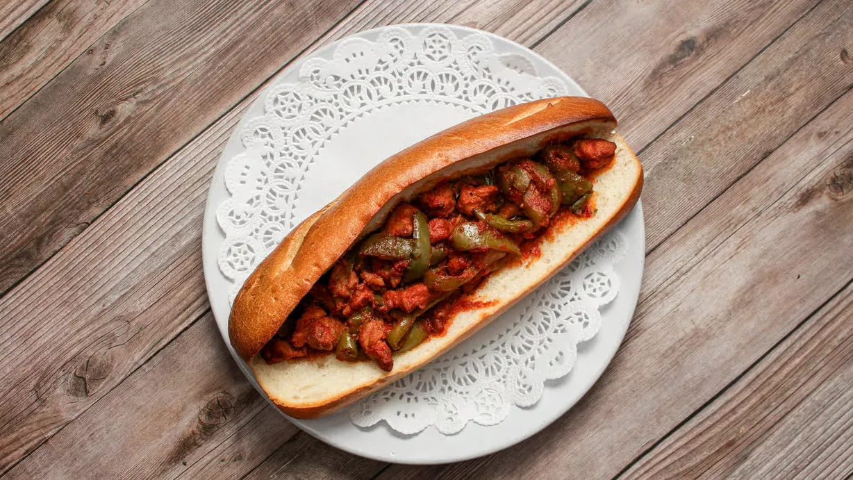 Veal & Peppers Grinder at Aldini's Restaurant in Monroe, CT 06468 | YourMenu® Online Ordering Veal & Peppers Grinder at Aldini's Restaurant in Monroe, CT 06468 | YourMenu® Online Ordering