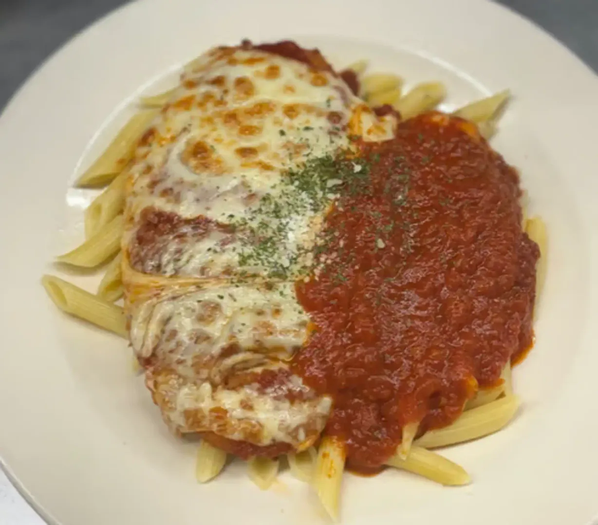 Chicken Parmesan at Aldini's Restaurant in Monroe, CT 06468 | YourMenu® Online Ordering Chicken Parmesan at Aldini's Restaurant in Monroe, CT 06468 | YourMenu® Online Ordering
