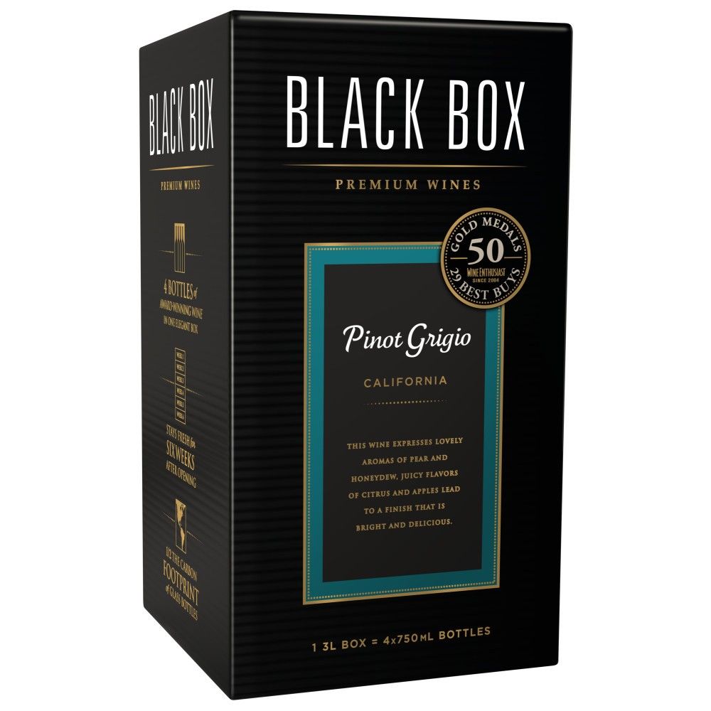 Black Box Pinot Grigio at SILVERMAN LIQUOR STORE in BALTIMORE, MD 21202 | YourMenu® Online Ordering Black Box Pinot Grigio at SILVERMAN LIQUOR STORE in BALTIMORE, MD 21202 | YourMenu® Online Ordering