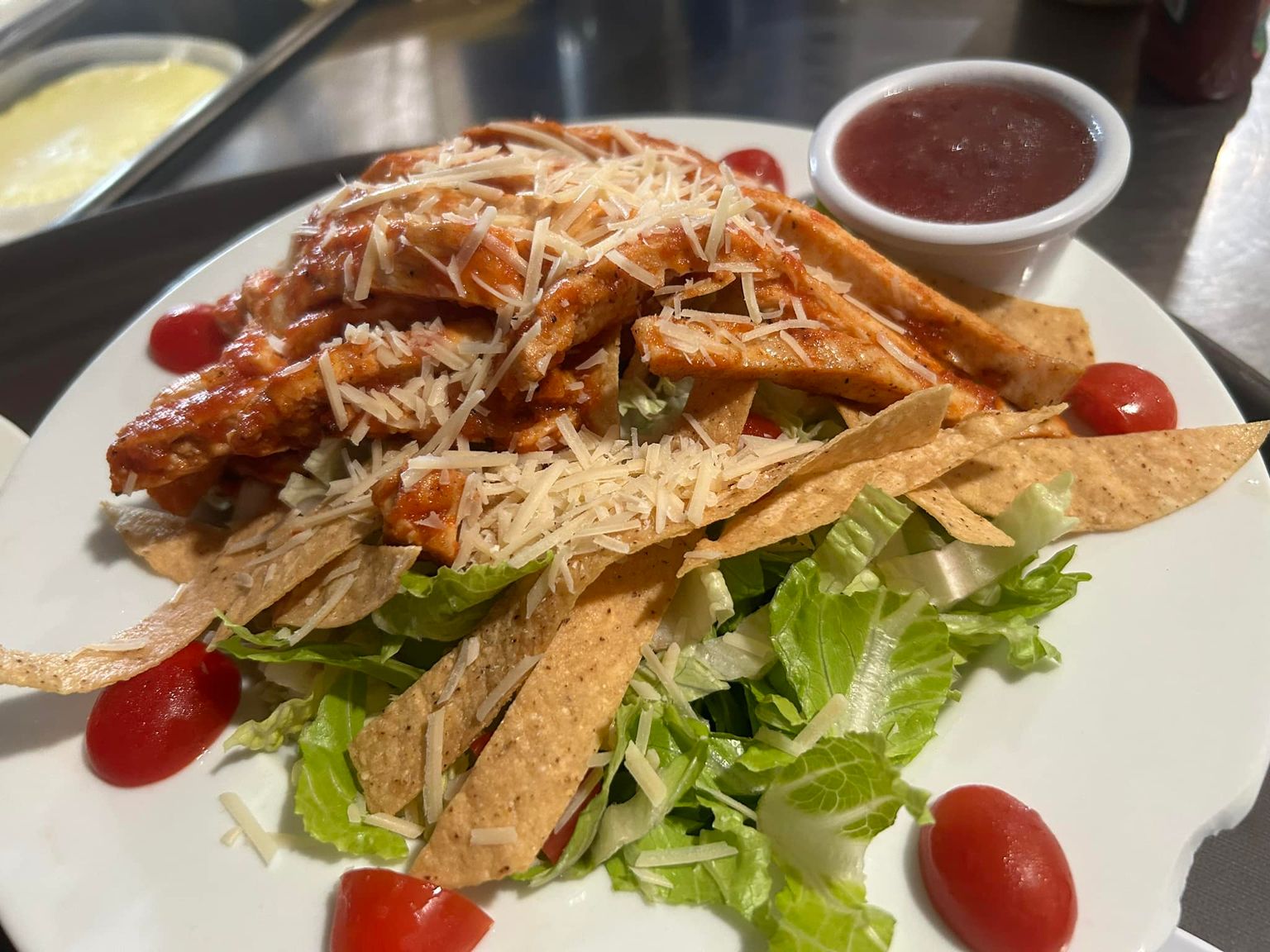 Mexican Style Cesar Salad at Rio Bravo Mexican Restaurant in Okeechobee, FL 34972