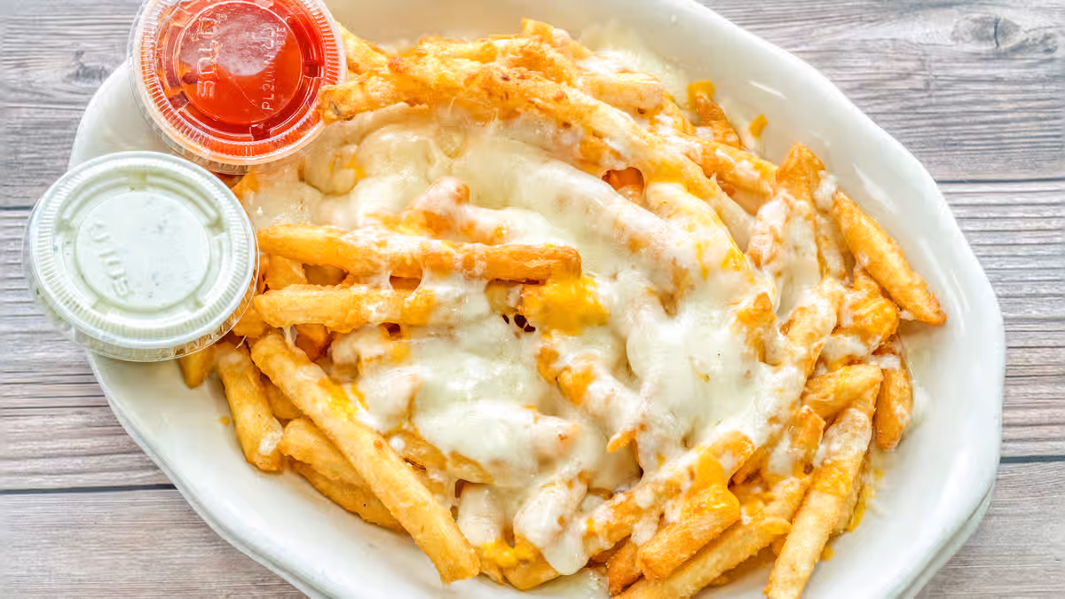 Cheese Fries at Three Brothers Italian - Columbia in Columbia, MD 21045 Cheese Fries at Three Brothers Italian - Columbia in Columbia, MD 21045
