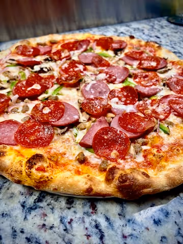 Meat Lovers Pizza 14'' at Little Italy Italian Bistro in Hot Springs, AR 71913