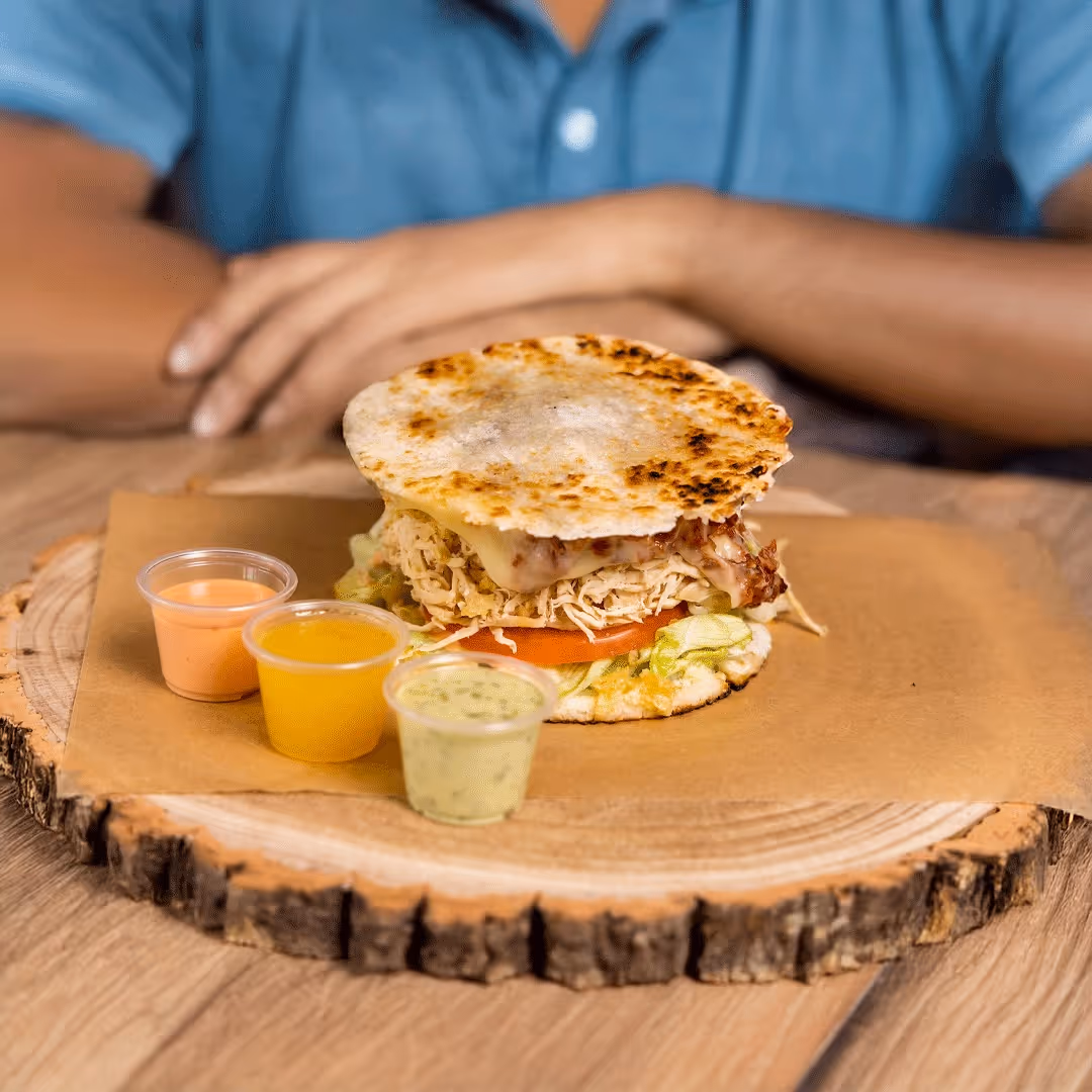 Arepa Con Pollo at Mi Sandwich Cubano in Hialeah, FL 33016