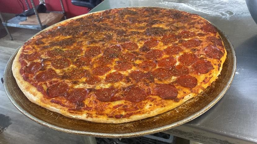 Large Pizza at The Village Pizzeria in East Amherst, NY 14051 Large Pizza at The Village Pizzeria in East Amherst, NY 14051