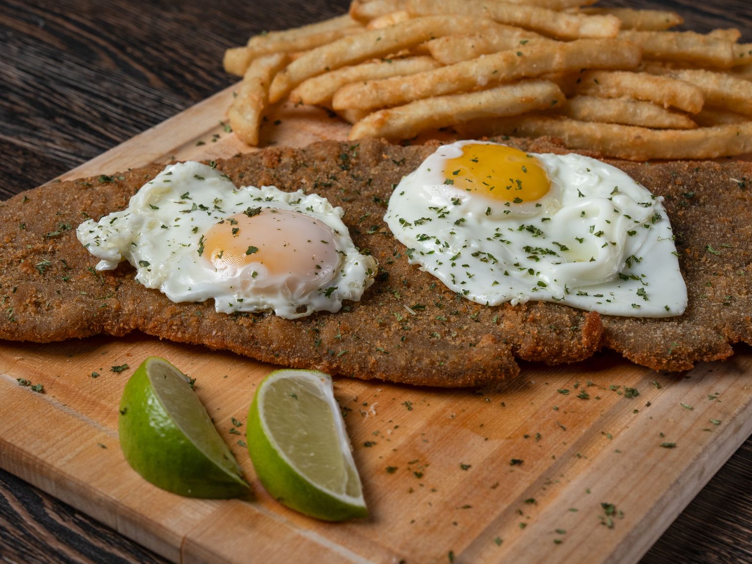 Milanesa a Caballo at Bodegon de Lucho in Doral, FL 33166