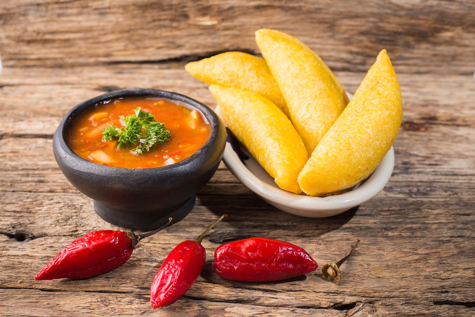 Colombian food available at El Bochinche Restaurant in Ft. Lauderdale, FL 33319