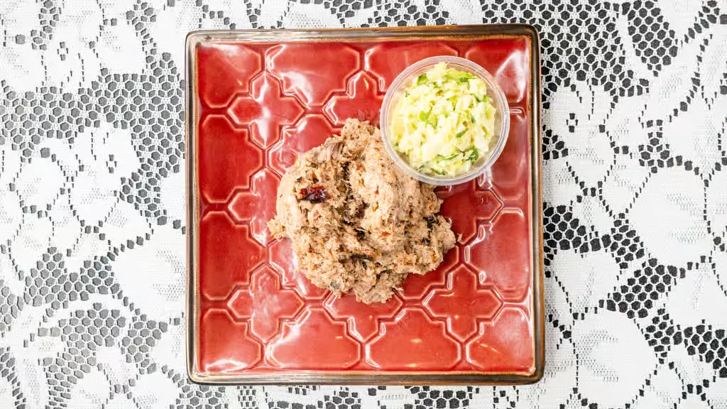 North Carolina BBQ Pulled Pork Platter at EllaRay's Cafe in District Heights, MD 20747