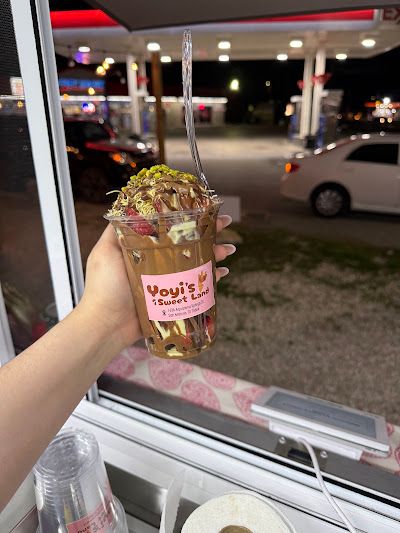 Fresas Dubai 16oz at Yoyi's Sweet Land in San Marcos, TX 78666 Fresas Dubai 16oz at Yoyi's Sweet Land in San Marcos, TX 78666