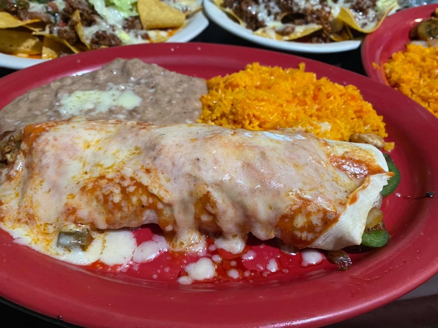 Big Burritos at Rio Bravo Mexican Restaurant in Okeechobee, FL 34972