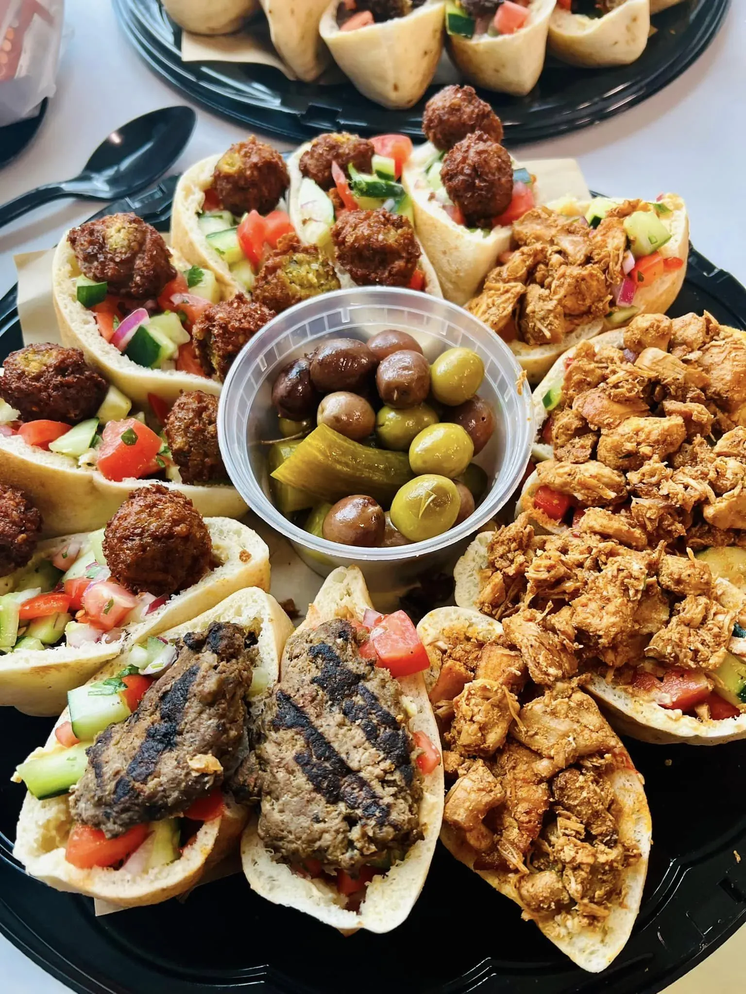 Middle Eastern Sandwiches at Izgara Middle Eastern in Plantation, FL 33324 Middle Eastern Sandwiches at Izgara Middle Eastern in Plantation, FL 33324