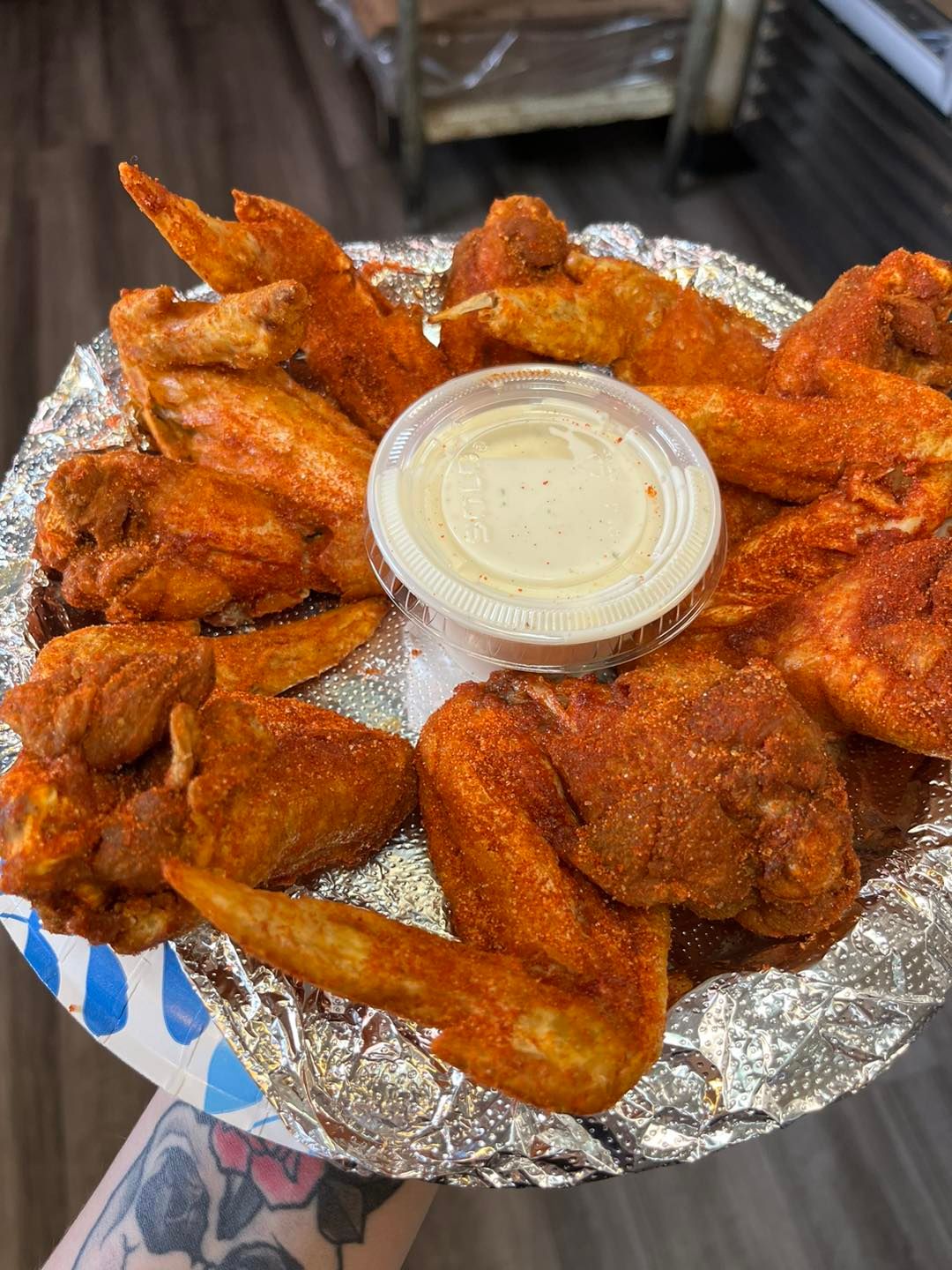 Our Famous Wings at Clyde's Saloon in Cadogan, PA 16212