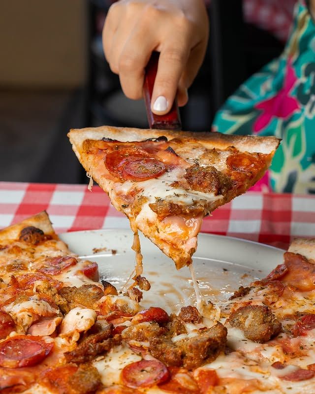 Pizza at Rocca Trattoria Italian Restaurant in Lighthouse Point, FL 33064